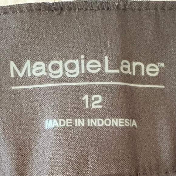 MAGGIE LANE Women's Mini Skort Black Sz12 Retro Academia Scholastic Golf Sporty - Picture 6 of 10